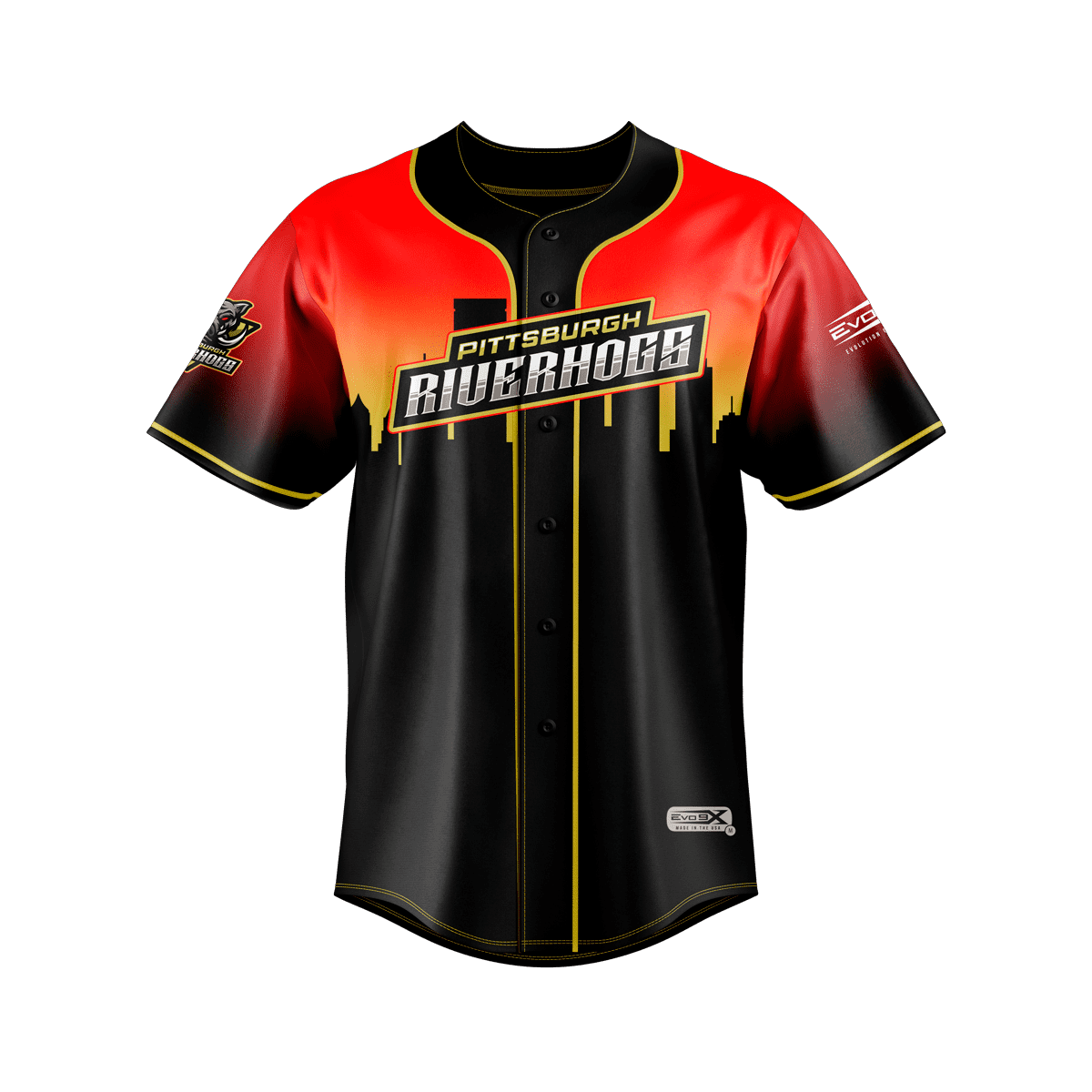 Pittsburgh Riverhogs Pro Baseball Jersey