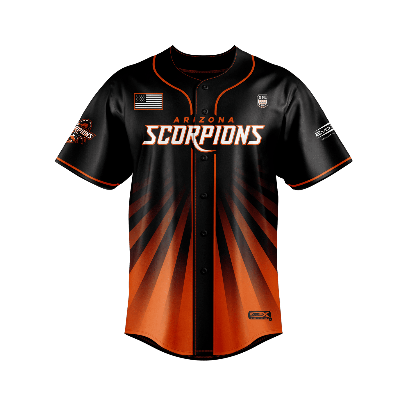 Arizona scorpions Pro Baseball Jersey