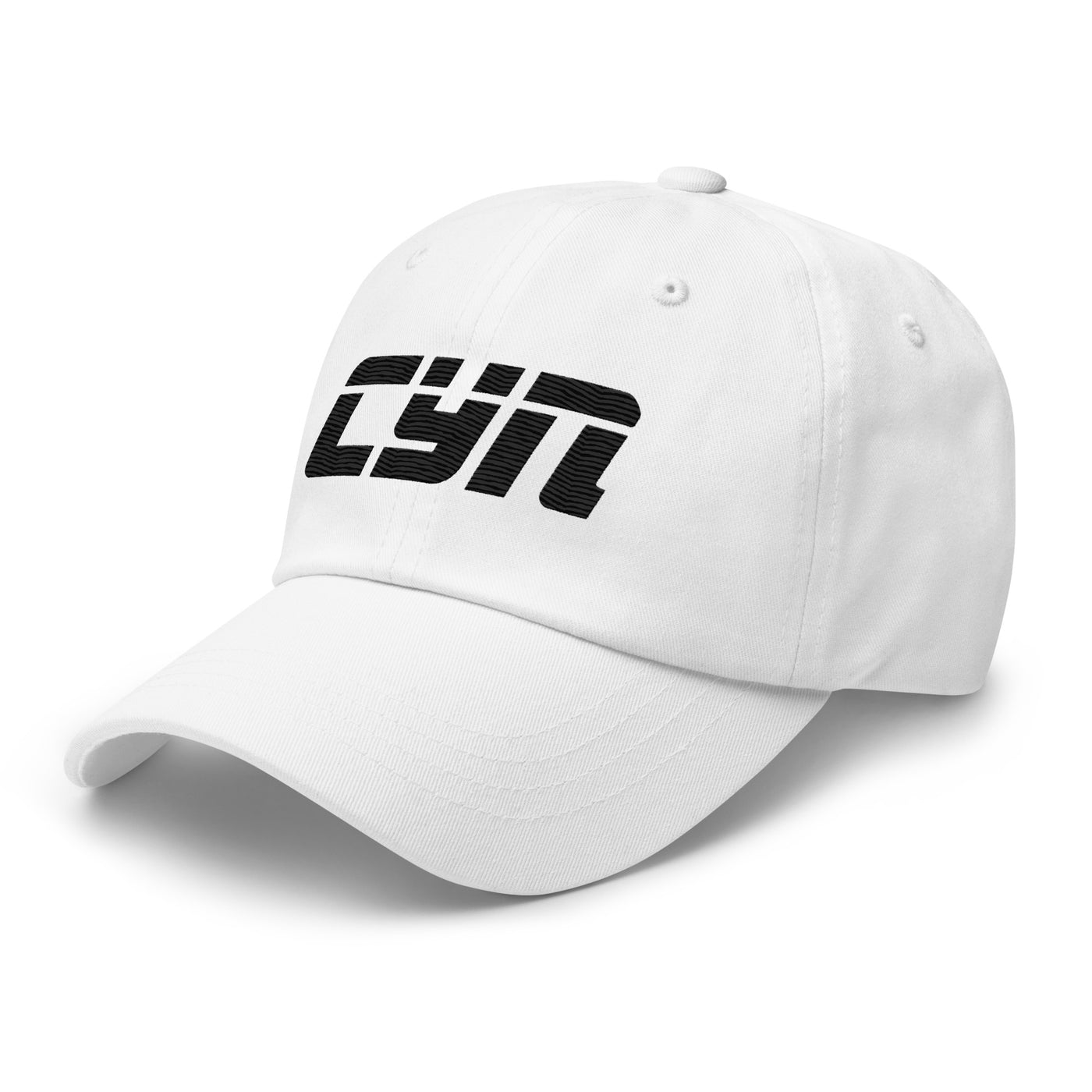 CYNAPSE Esports Unisex Dad hat left front white left 