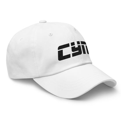 CYNAPSE Esports Unisex Dad hat white front 