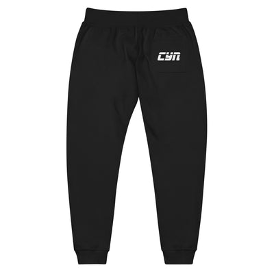 CYNAPSE Esports Unisex fleece sweatpants black back 