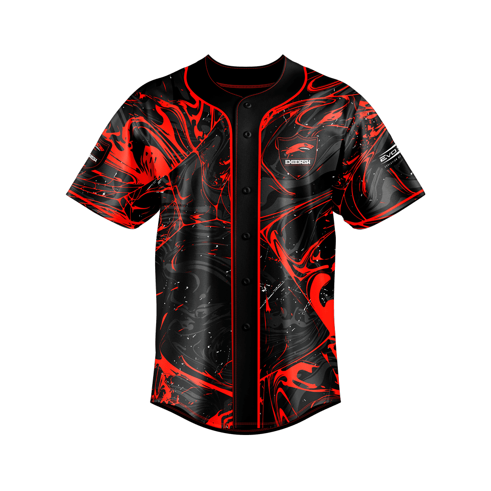 EXODASH Premium Baseball Jersey front