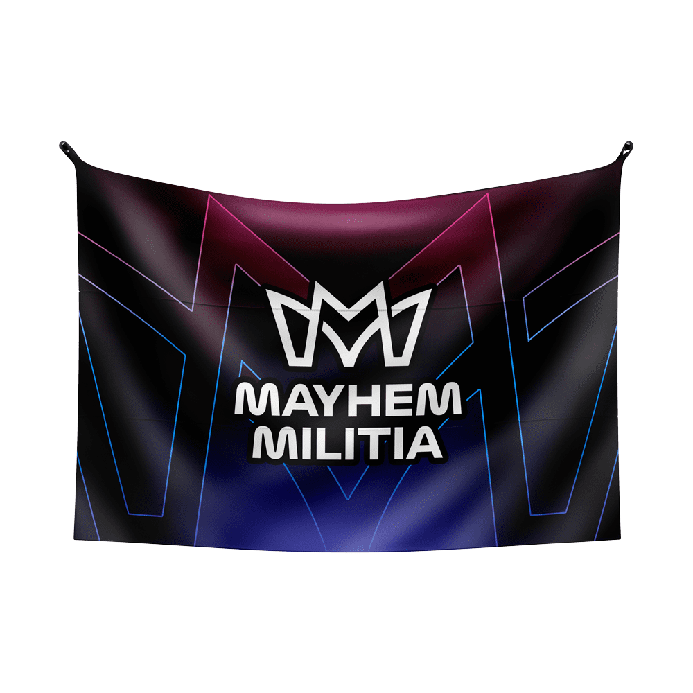 MAYHEM MILITIA Esports Premium Flag