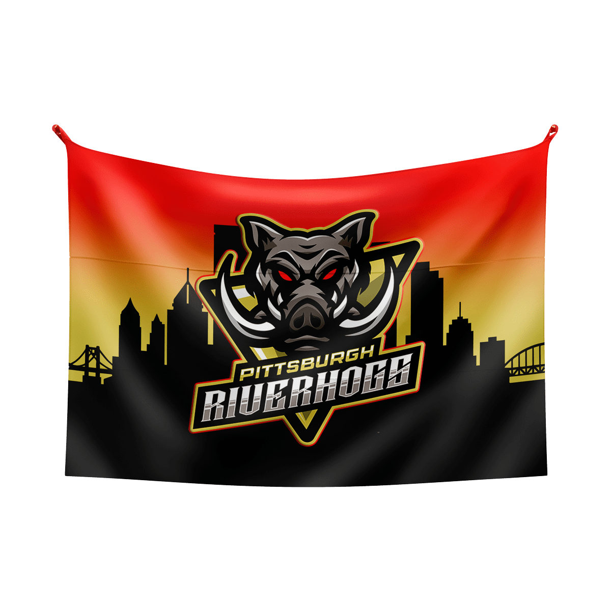 Pittsburgh Riverhogs Pro Flag