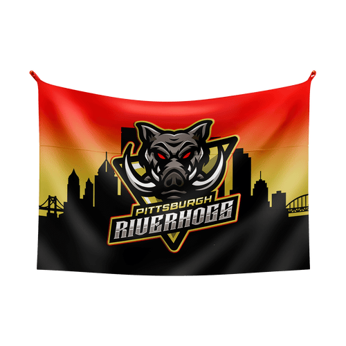 Pittsburgh Riverhogs Pro Flag