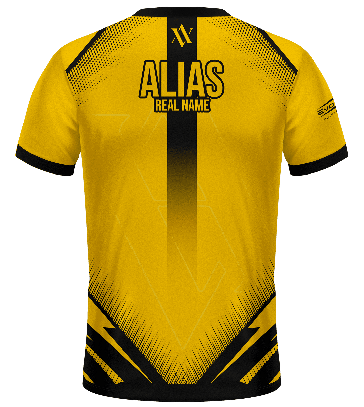 Above All Premium Yellow Esports Jersey 2025
