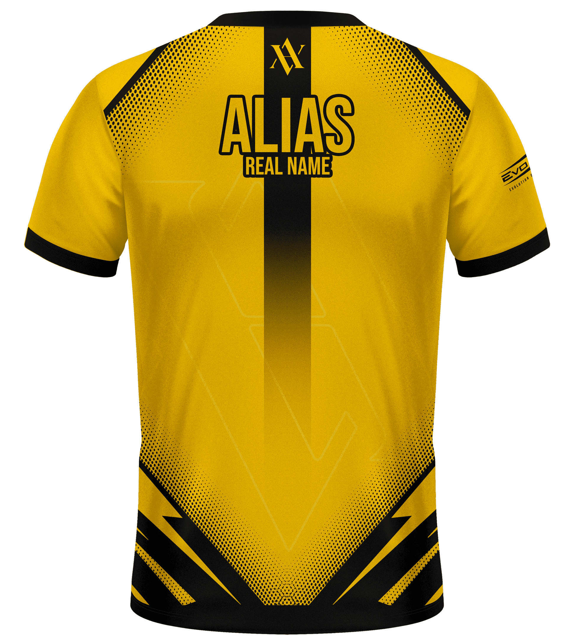 Above All Premium Yellow Esports Jersey 2025