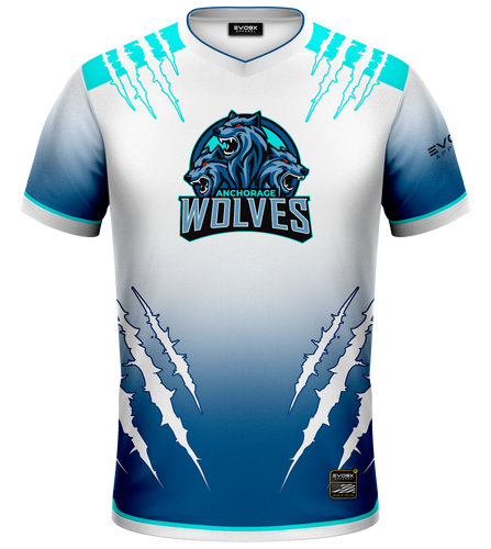 Anchorage Wolves Premium Esports Jersey White