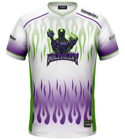 Malevolent Esports Club Premium Jersey White