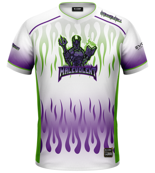 Malevolent Esports Club Premium Jersey White