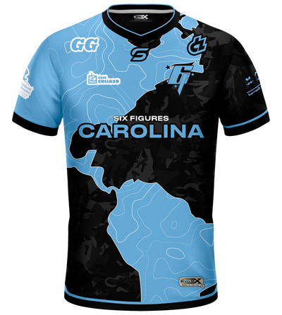 6F carolina 2024 Alternate 2 Carolina blue Topo Jersey