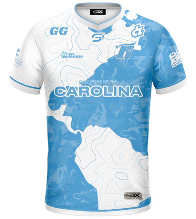 6F carolina 2024 Alternate 1 Carolina blue Topo Jersey