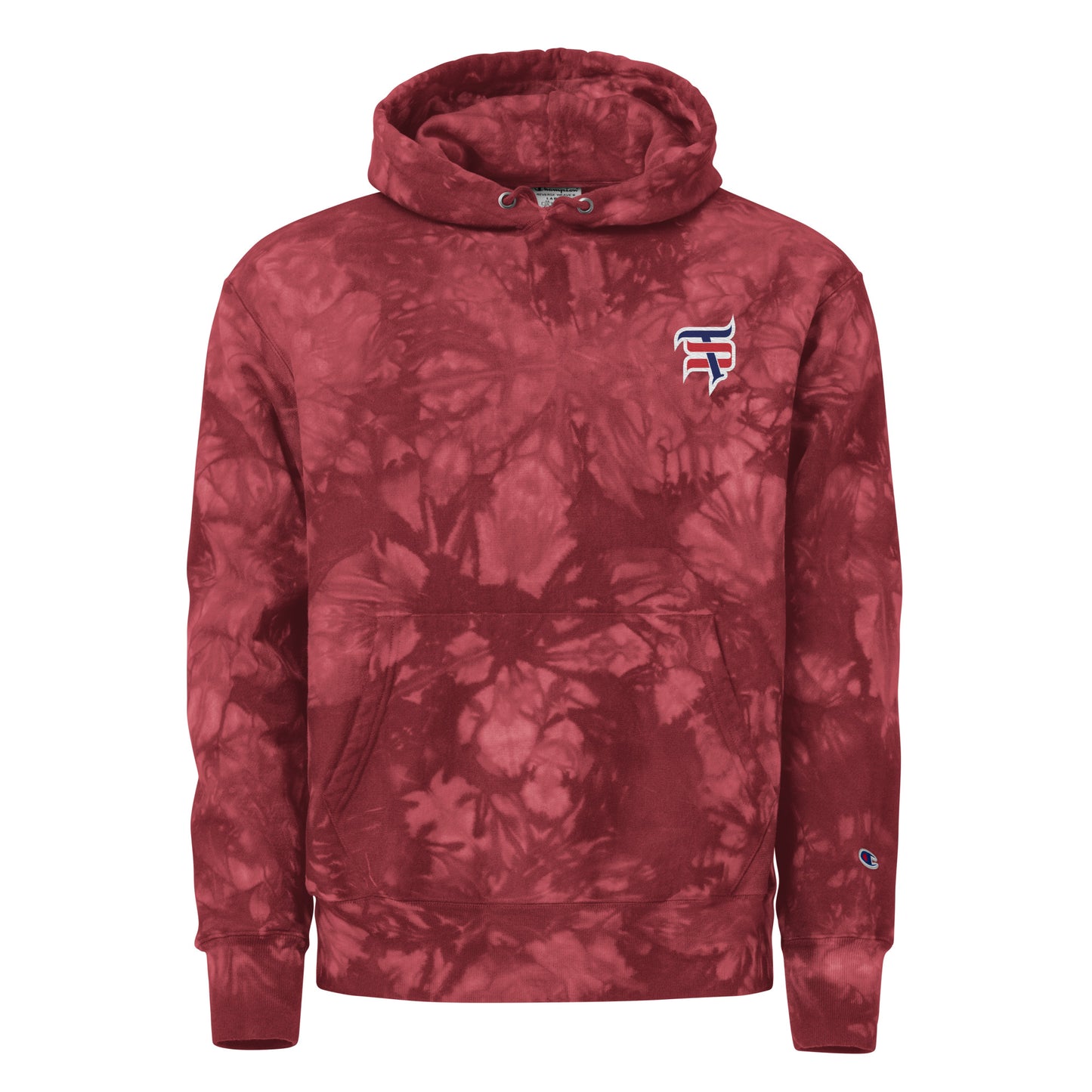 Sarrow Esports Unisex Champion tie-dye hoodie mulled berry 