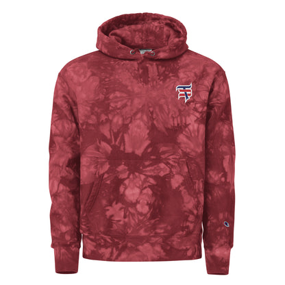 Sarrow Esports Unisex Champion tie-dye hoodie mulled berry 