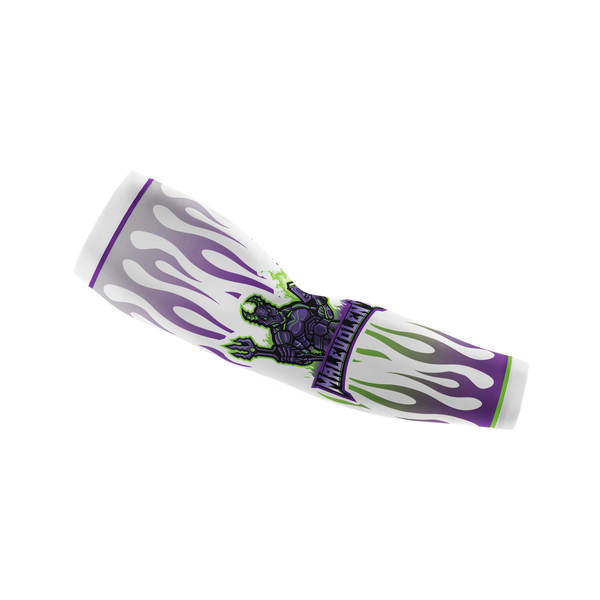 Malevolent Esports Club Compression Arm Sleeve White