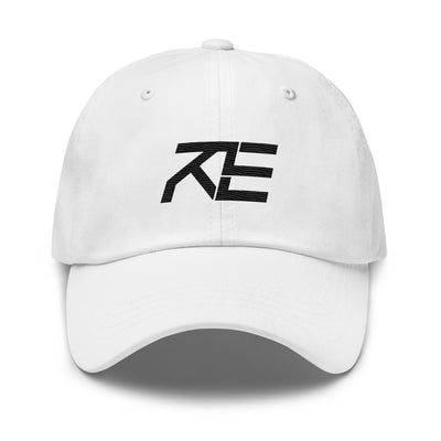 Team Rise Esports Dad hat white front 