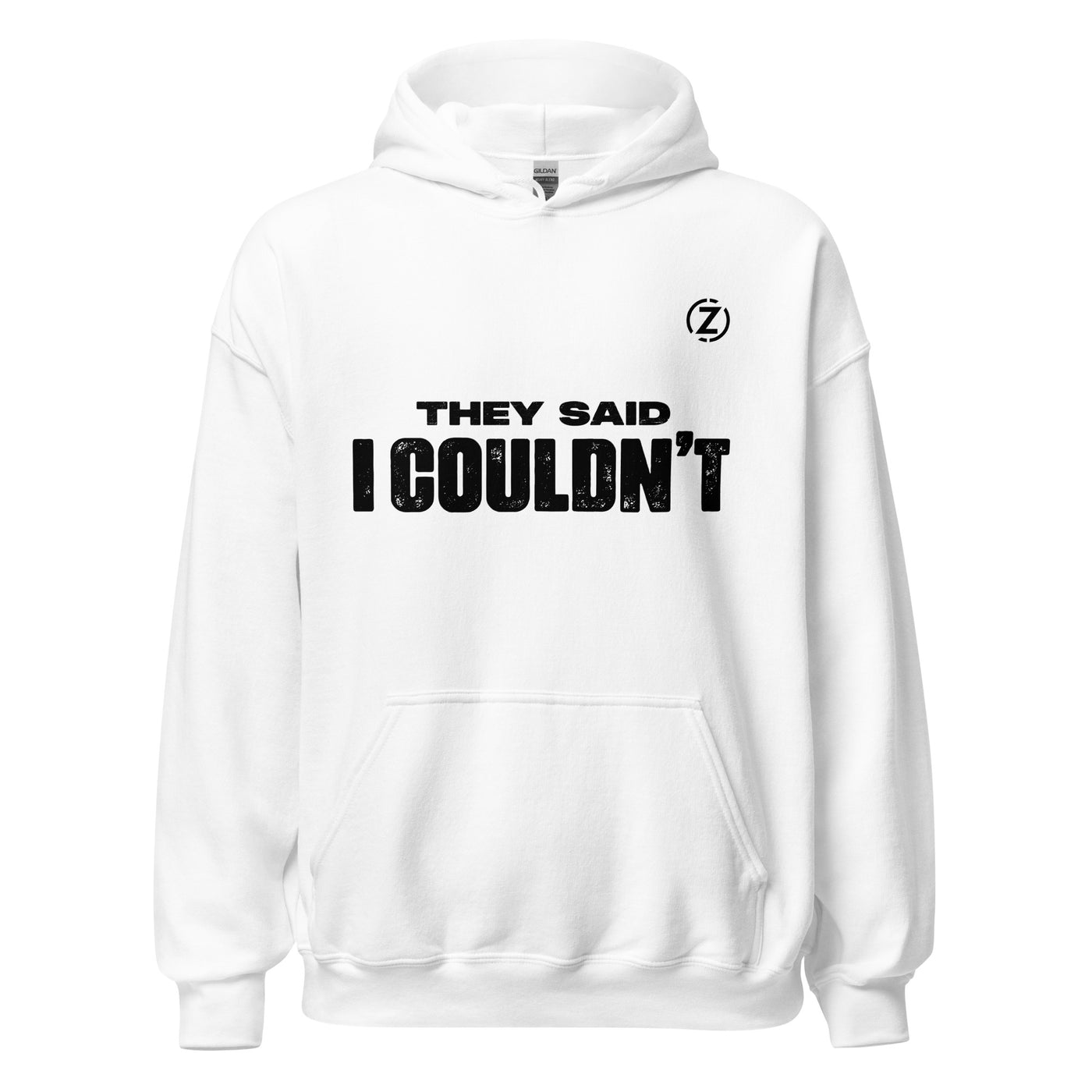 @Z1n3x Esports Unisex Hoodie white front 