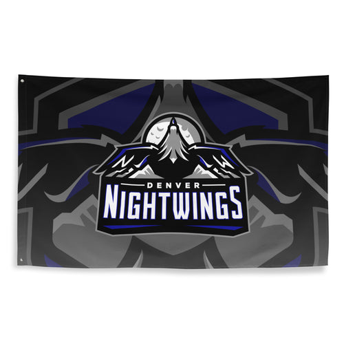 Denver Night Wings Esports Premium Flag