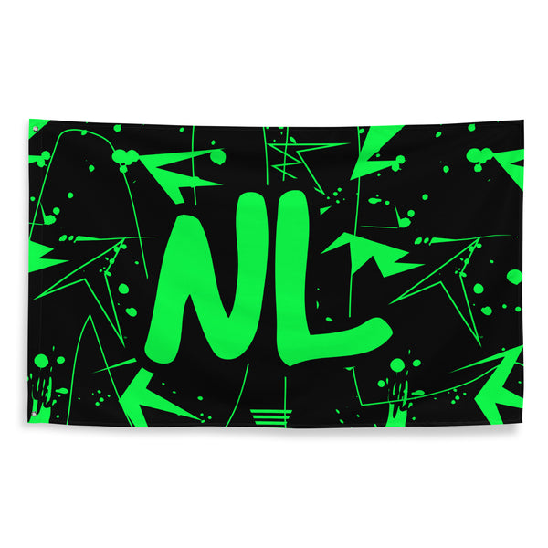 Neon Lights eSports Premium Flag