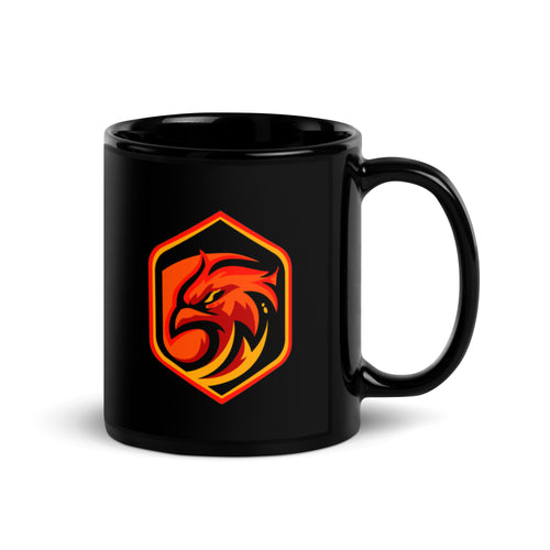 Revivify Black Glossy Mug