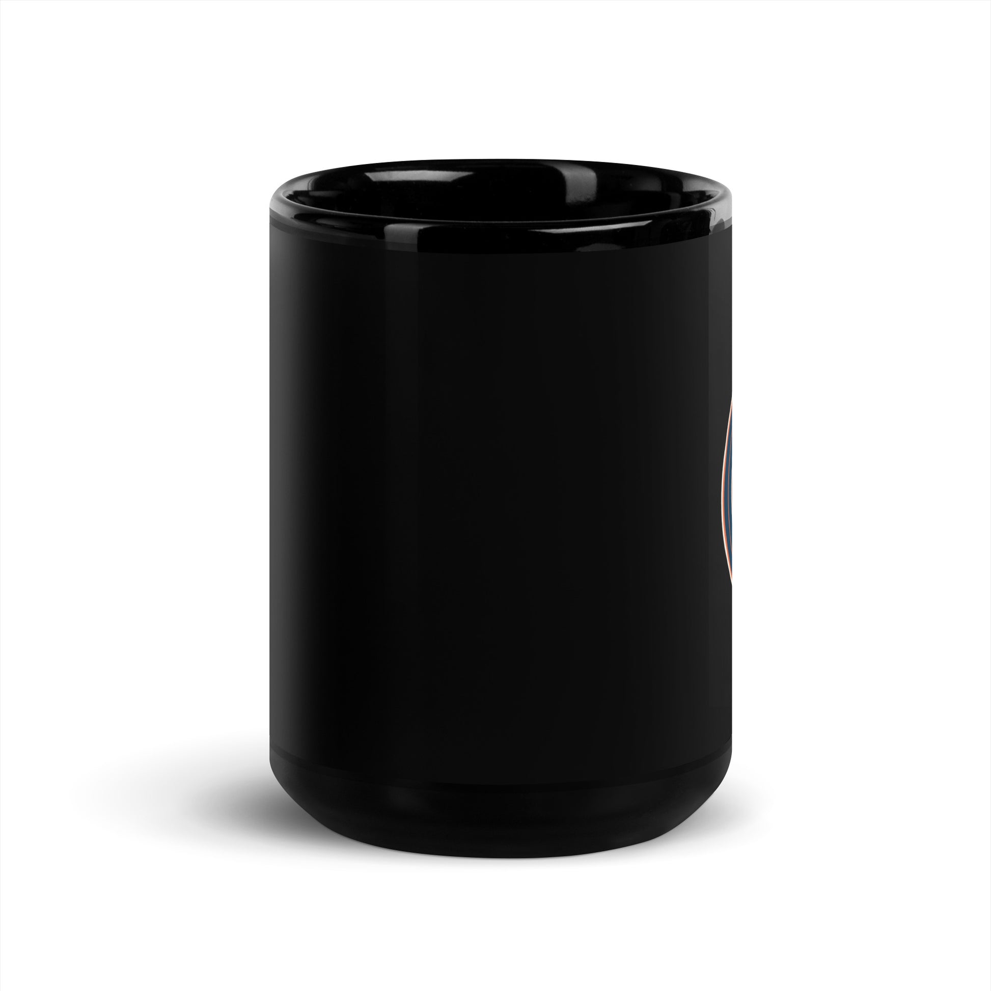 Portland Fleet Black Glossy Mug