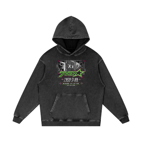 7ven Club Final Stage Washed Hoodie