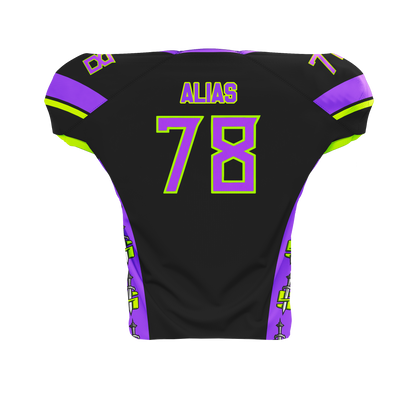Seattle Nemesis Pro Football Jersey Back