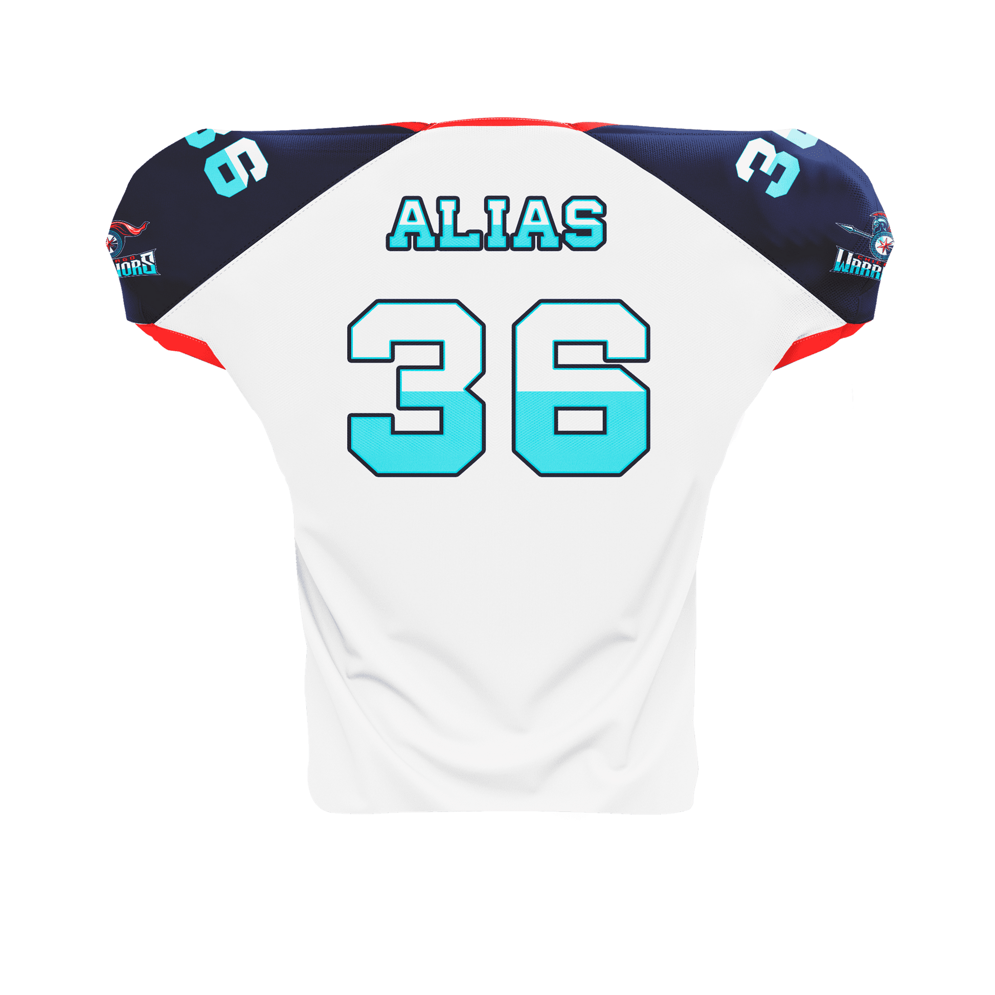 Chicago Warriors Pro Football Jersey