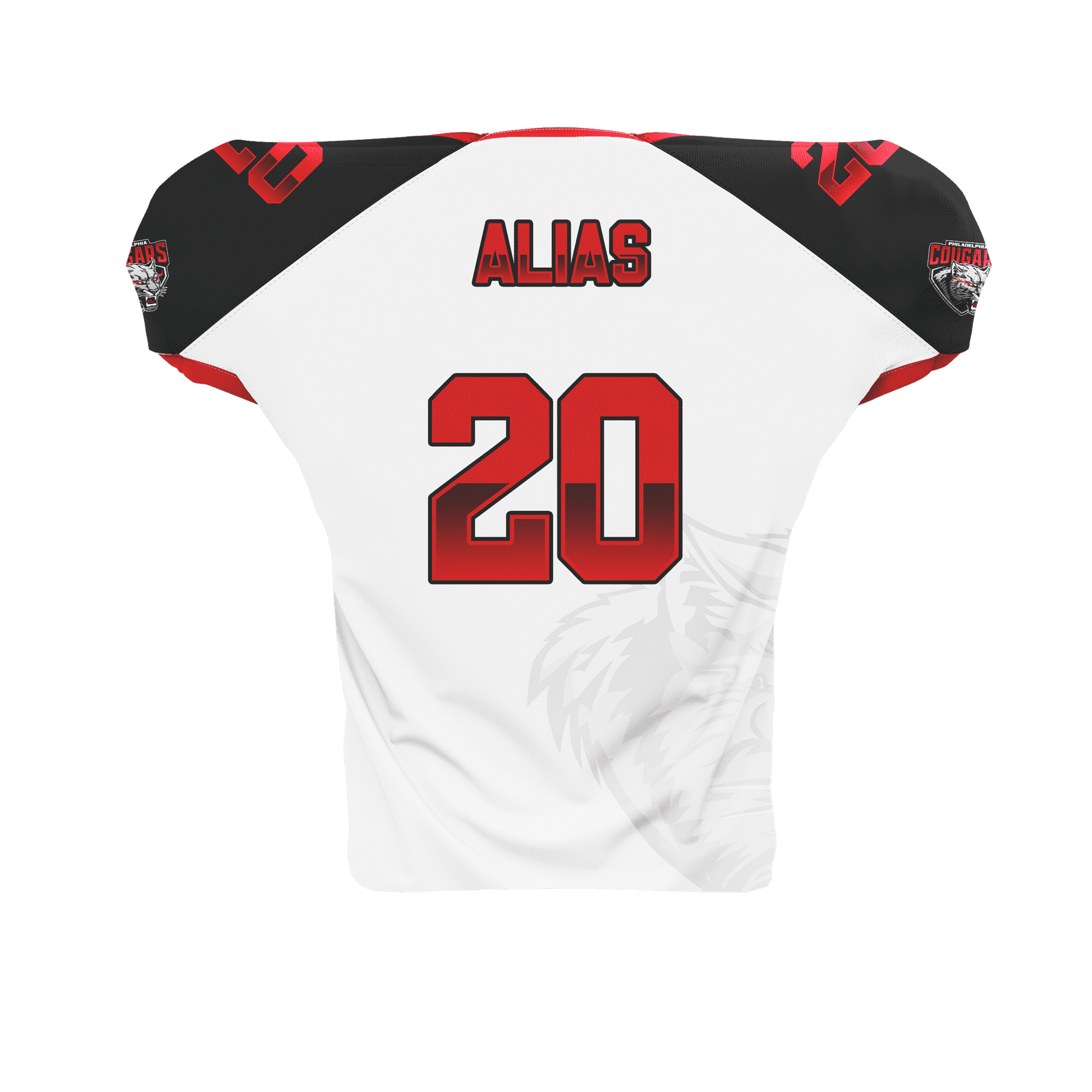 Philadelphia Cougars Pro Football Jersey