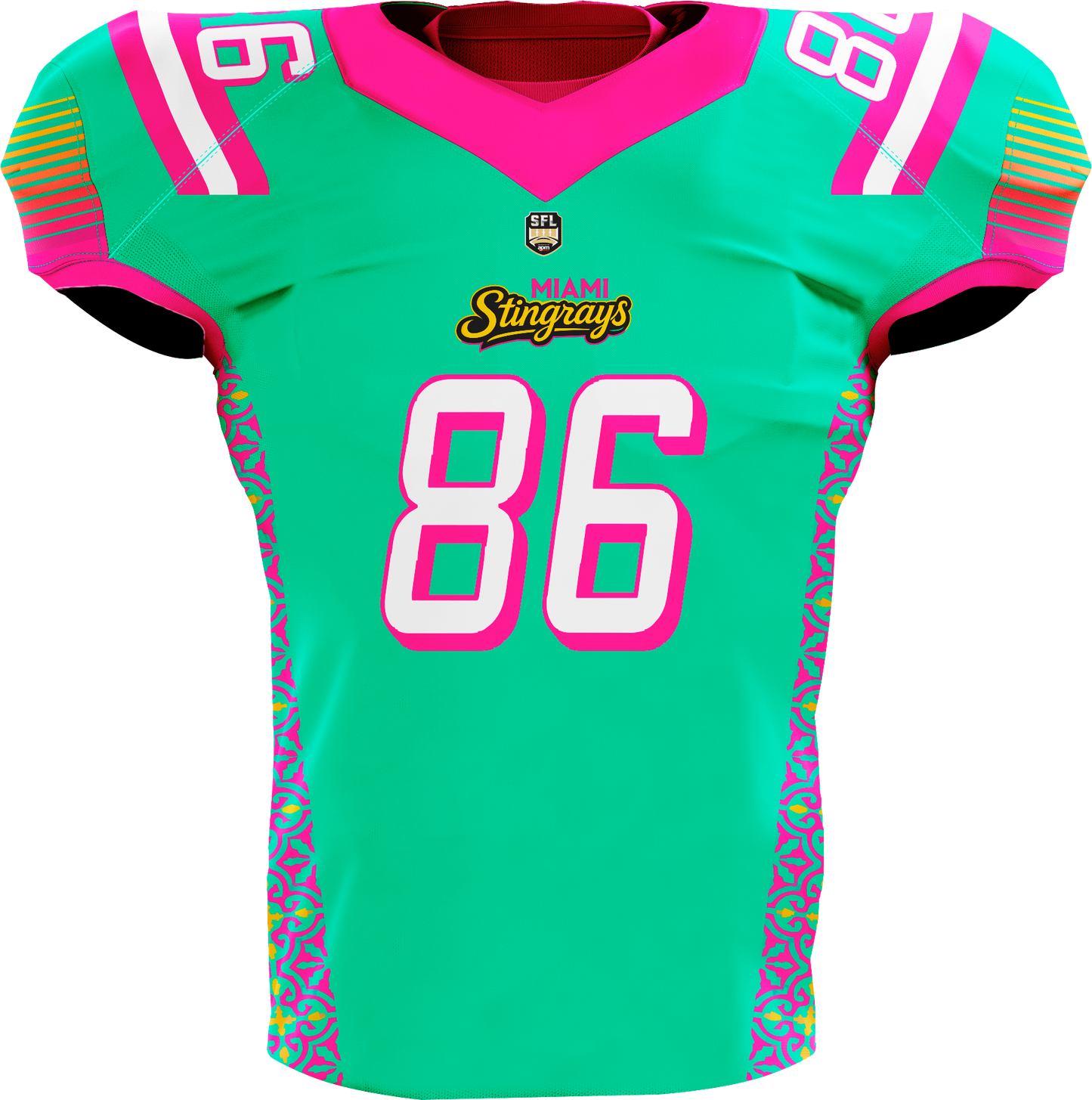 MIAMI STINGRAY Pro Football Jersey