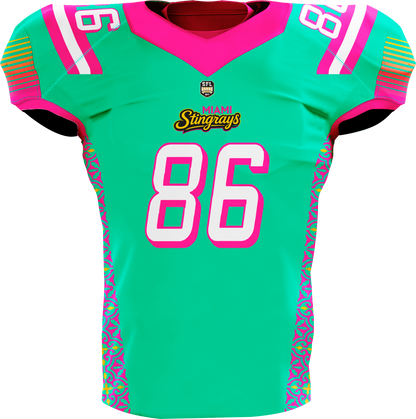 MIAMI STINGRAY Pro Football Jersey