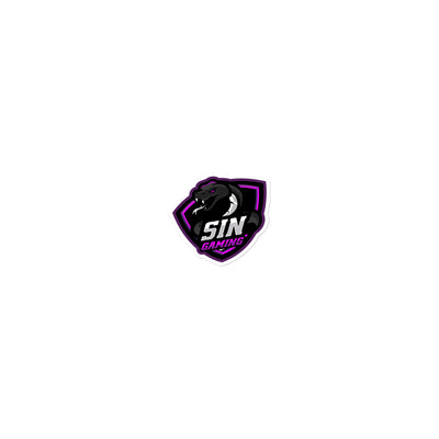 SIN Gaming Bubble-free stickers