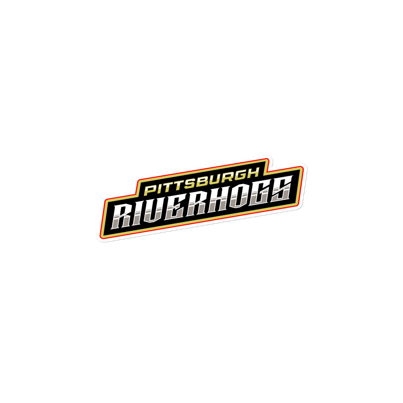 Pittsburgh Riverhogs Bubble-free stickers