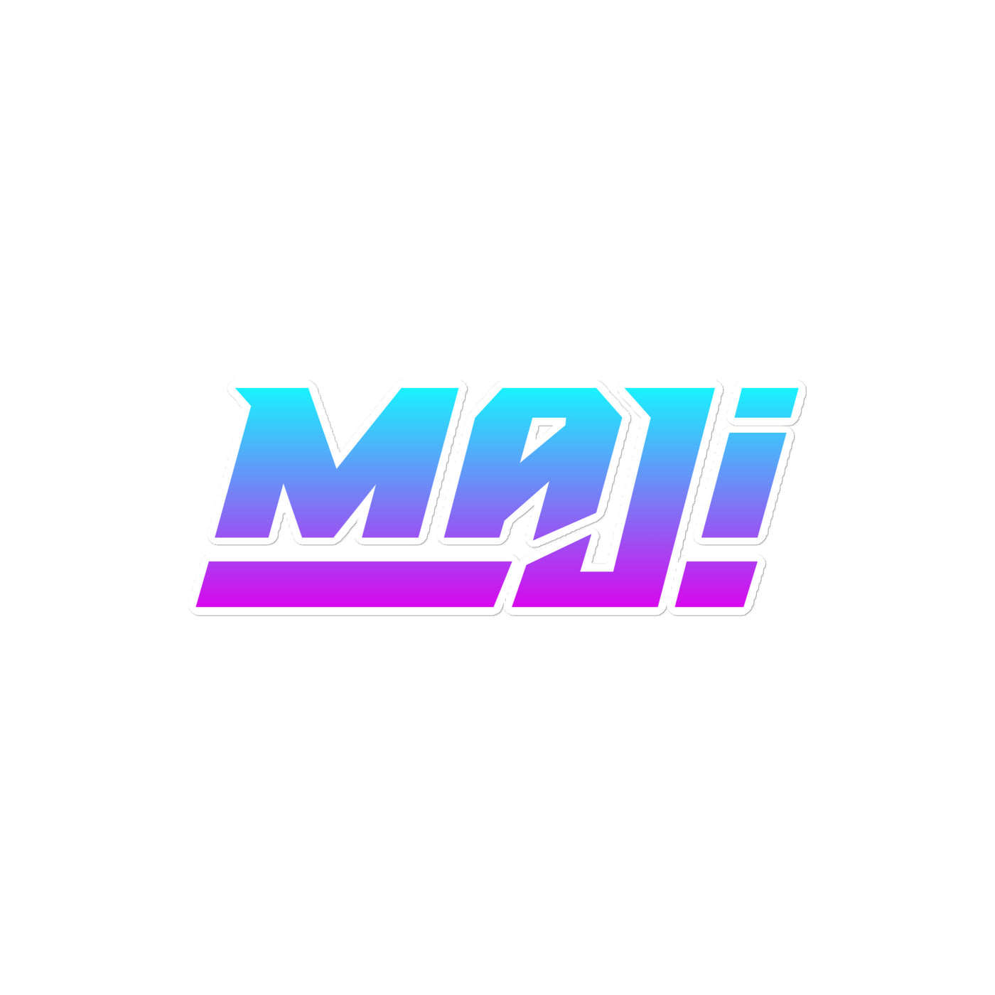 MAJI ESPORTS Bubble-free stickers