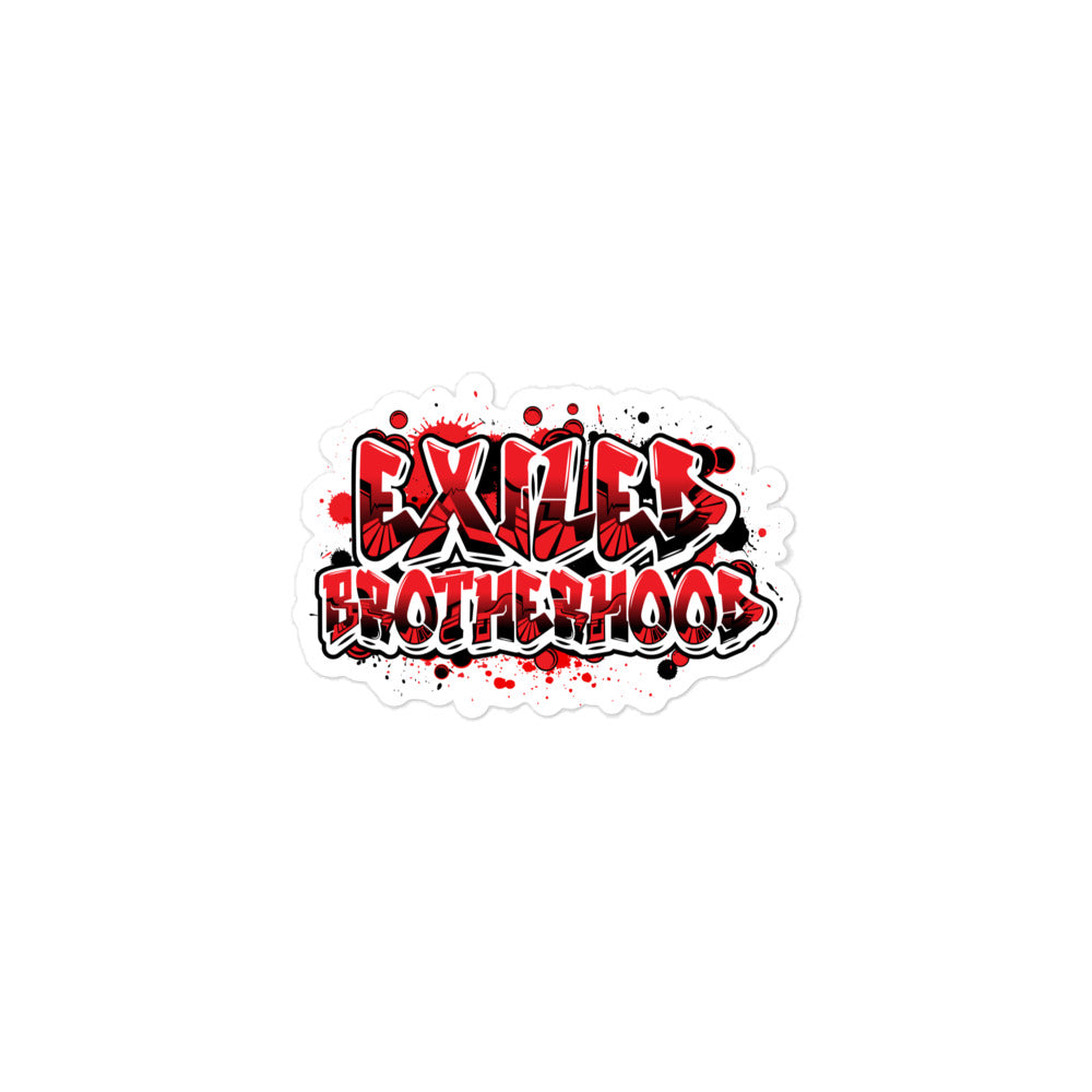 Exiled Brotherhood Bubble-free stickers