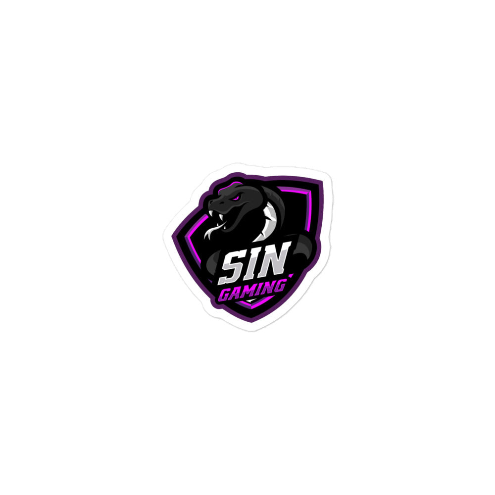 SIN Gaming Bubble-free stickers