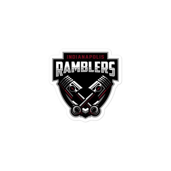 Indianapolis Ramblers Bubble-free stickers