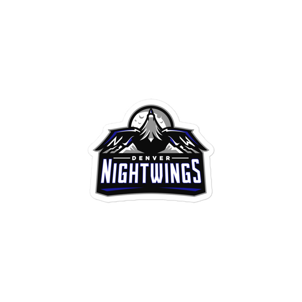Denver Night Wings Esports Bubble-free stickers
