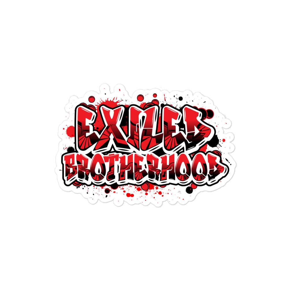 Exiled Brotherhood Bubble-free stickers