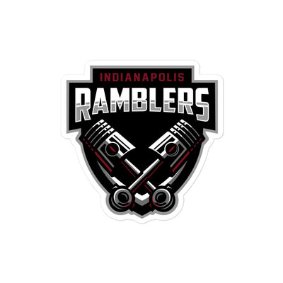 Indianapolis Ramblers Bubble-free stickers