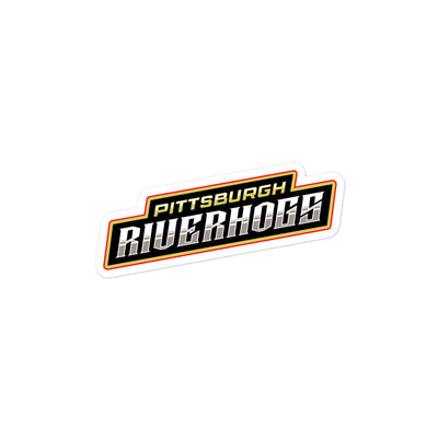 Pittsburgh Riverhogs Bubble-free stickers