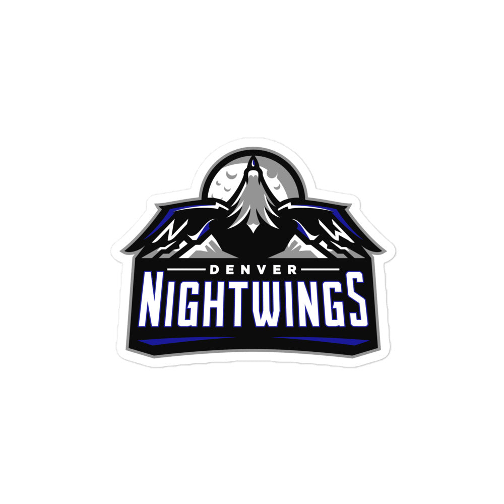 Denver Night Wings Esports Bubble-free stickers