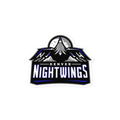 Denver Night Wings Esports Bubble-free stickers