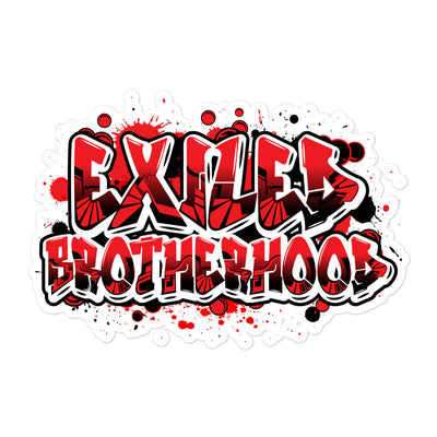 Exiled Brotherhood Bubble-free stickers
