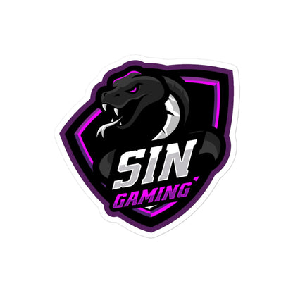 SIN Gaming Bubble-free stickers