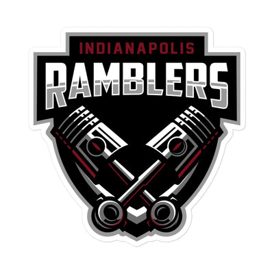 Indianapolis Ramblers Bubble-free stickers