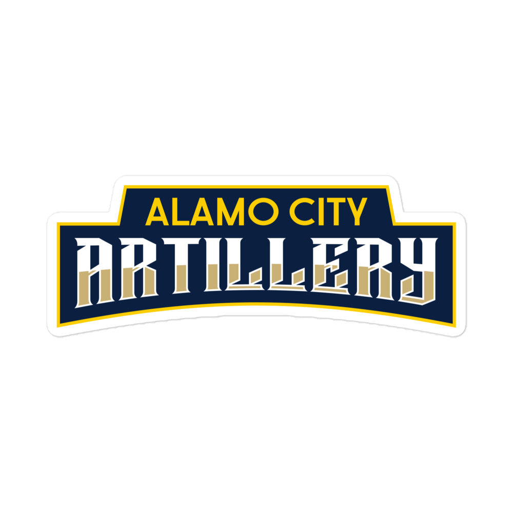 Alamo City Artillery Bubble-free stickers