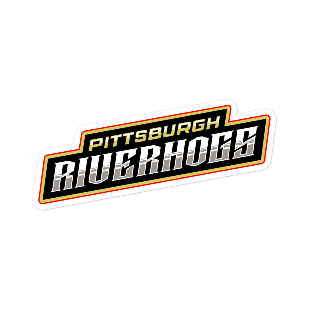 Pittsburgh Riverhogs Bubble-free stickers