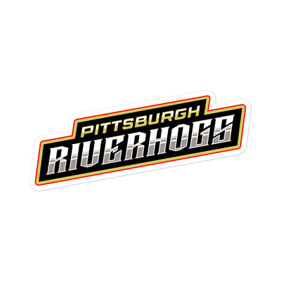 Pittsburgh Riverhogs Bubble-free stickers