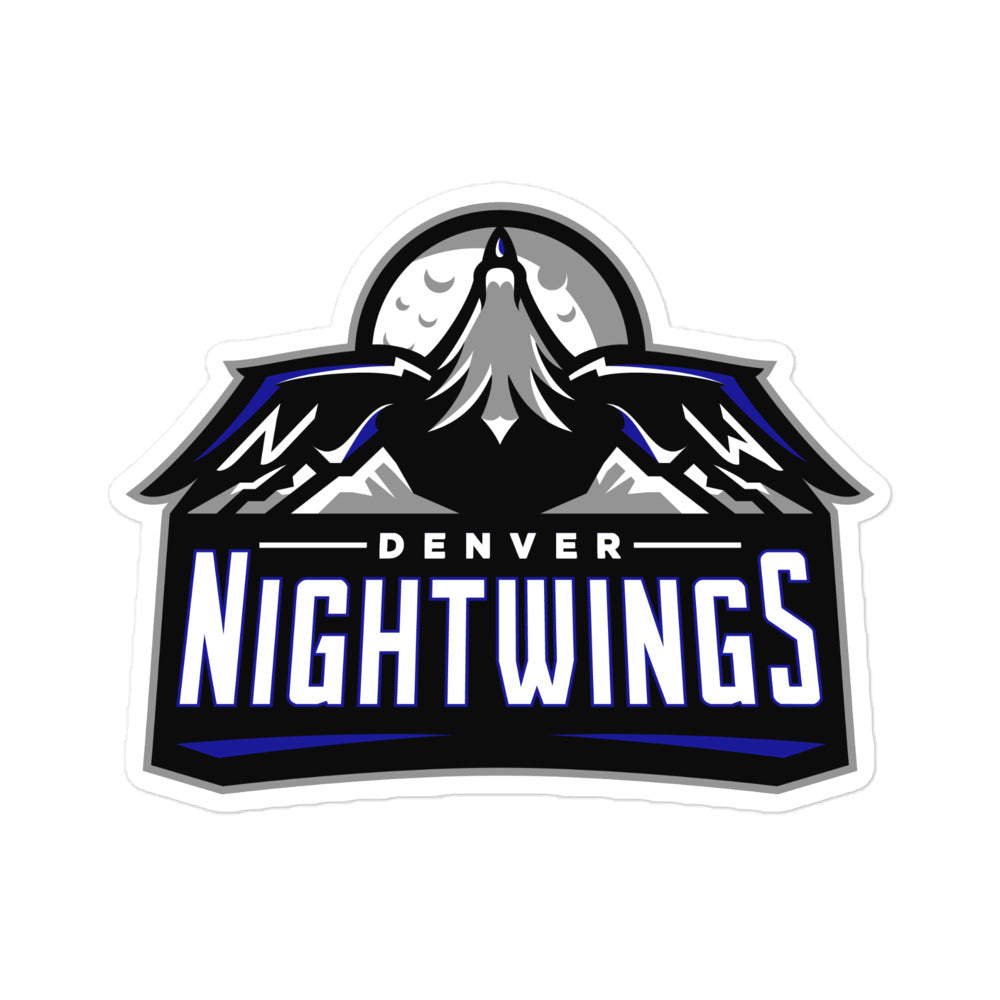 Denver Night Wings Esports Bubble-free stickers